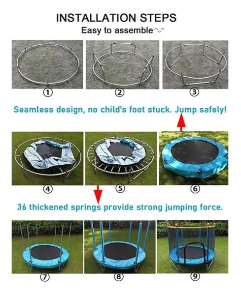 Cama Elástica 140 Con Diámetro De 1.4 M Niños Kids - Imagen 5