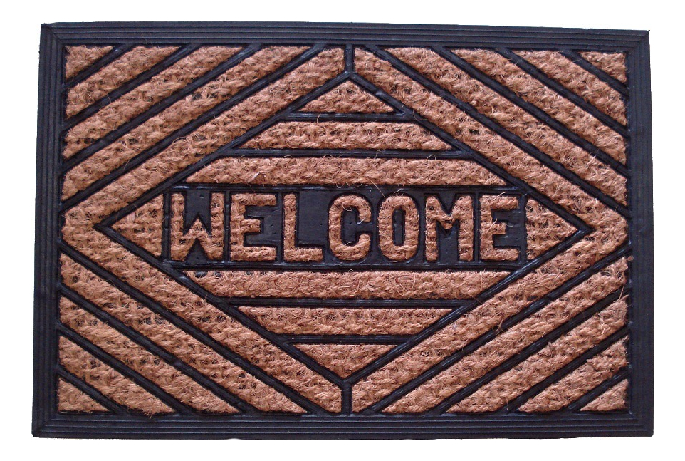 Felpudo Alfombra Coco Con Goma 40x60cm H.1cm Varios DiseƱos - Imagen 6