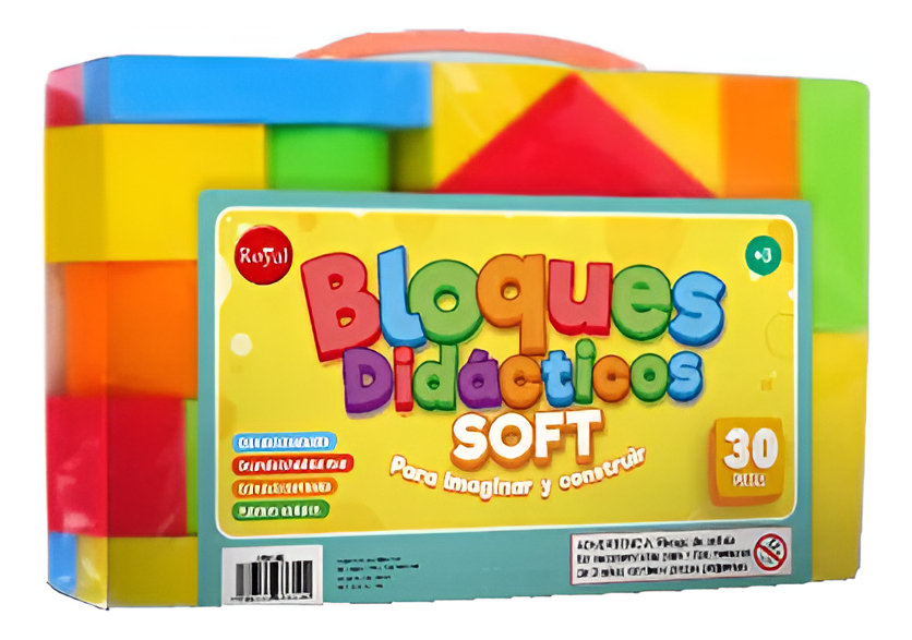 Bloques Goma Eva 30 Piezas Royal