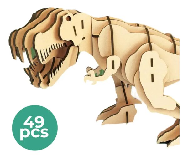 Puzzle 3d De Madera Era De Los Dinosaurios Royal +6 Años - Imagen 3