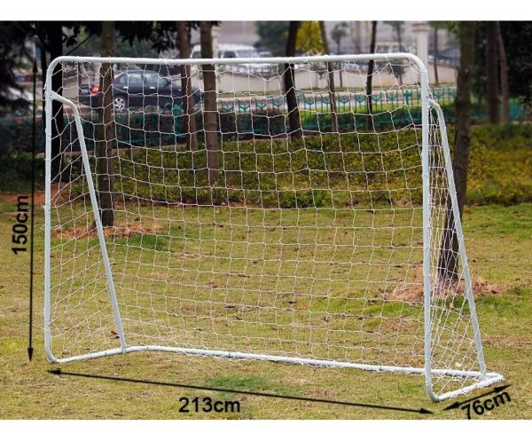 Arco De Futbol Metal Con Red Adulto Y Niños 213 X 150 Cm - Imagen 3