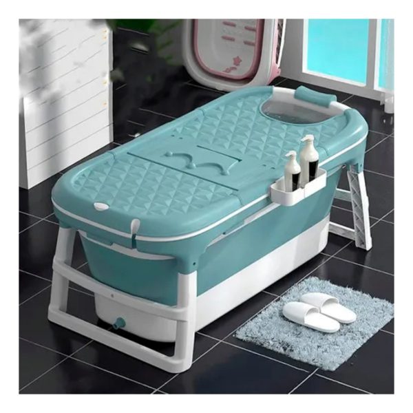 Bañera Plegable Adultos Niños 1.48m + Ducha Baño Spa - Imagen 5