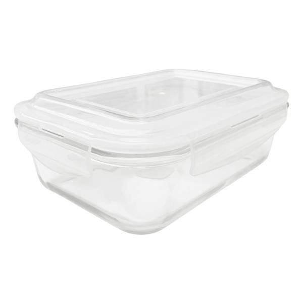 Frasco Tarros Recipiente Herm Rectangular Borosilicato 370ml