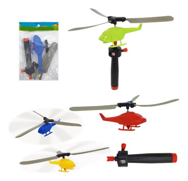 Helicoptero C/base Traccion Colores - Imagen 7