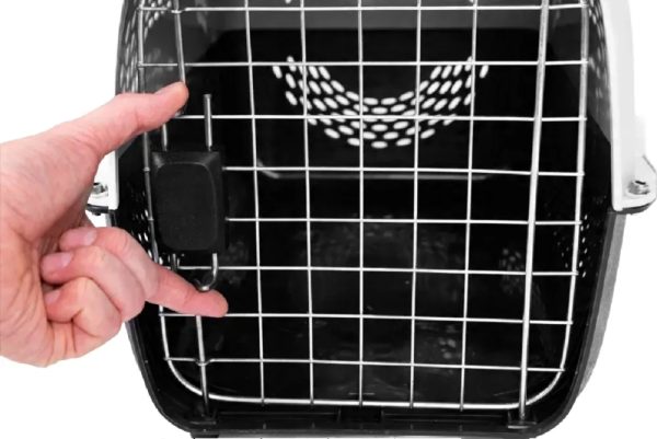 Transportadora Canil Perro Gato Avion Color Blanco - Imagen 3