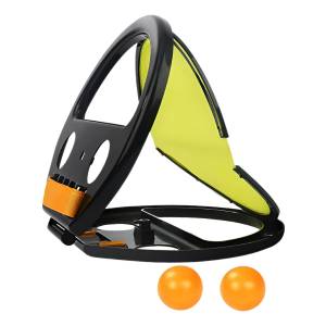 Juego Raqueta Lanza Y Atrapa Pelota Negro