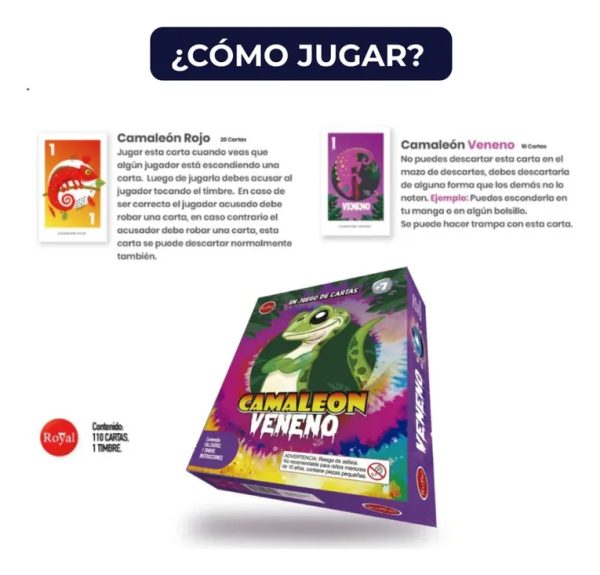 Juego De Mesa Camaleon Veneno Royal - Imagen 2