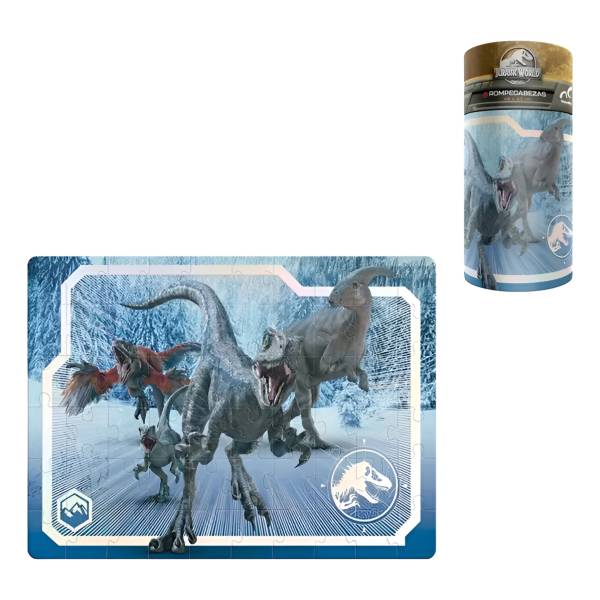 Puzzle En Cilindo Jurassic World