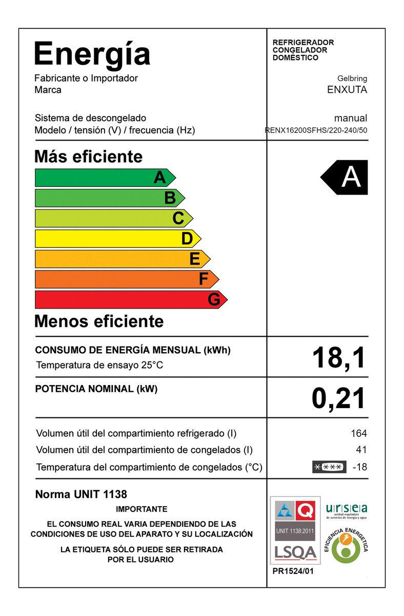 Refrigerador Frío Húmedo Enxuta Renx16200fhs-1 - Imagen 3