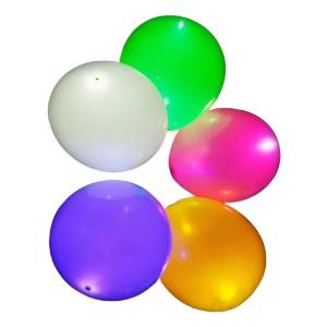Globos De Colores Con Luces X20 Uni