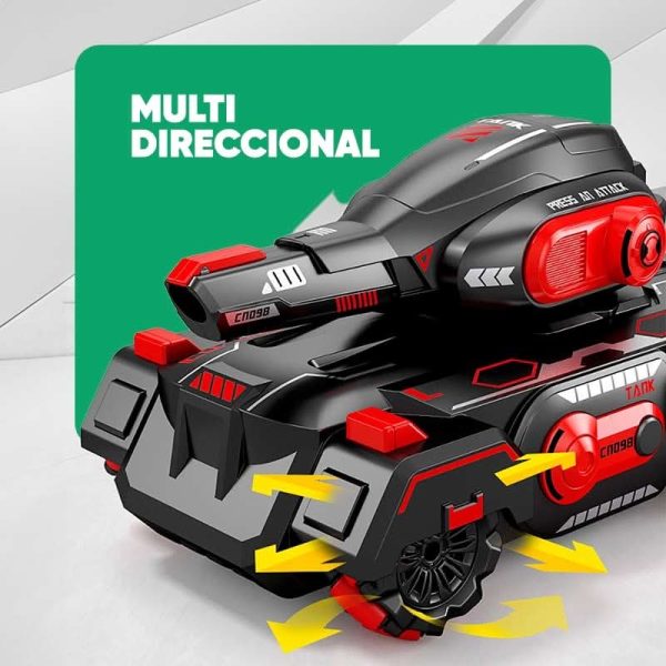 Tanque C/control Remoto Waterbomb C/gel Rojo - Imagen 3