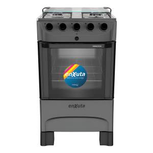 Cocina Supergas 4 Hornallas Titanio Con Termocupla Enxuta