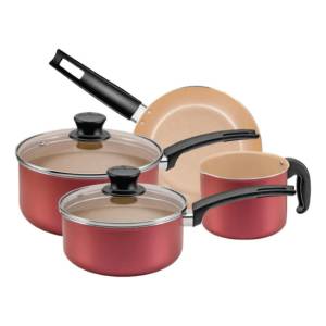 Juego Con 4 Ollas Cereza Linea Magnific