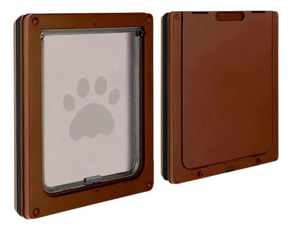 Puerta Abatible Para Perro Gato Mascota Tamaño Grande - Imagen 2