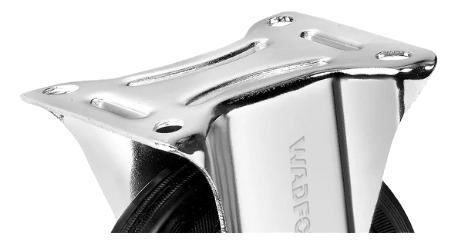 Rueda Metal/goma Rigida 5 Wadfow Wjl3351 - Imagen 3