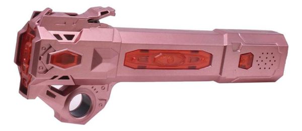 Juguete Espada Sable Con Luz Rgb Y Sonido Color Rojo - Imagen 4