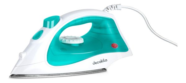 Plancha A Vapor Decakila 1400w Keen019v Color Blanco - Imagen 4