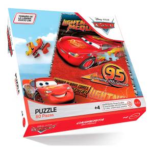 Juego De Mesa Puzzle Cars Rompecabezas 60 Piezas Royal