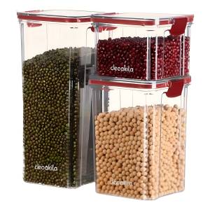 Juego De Recipientes Para Comida Sellados.