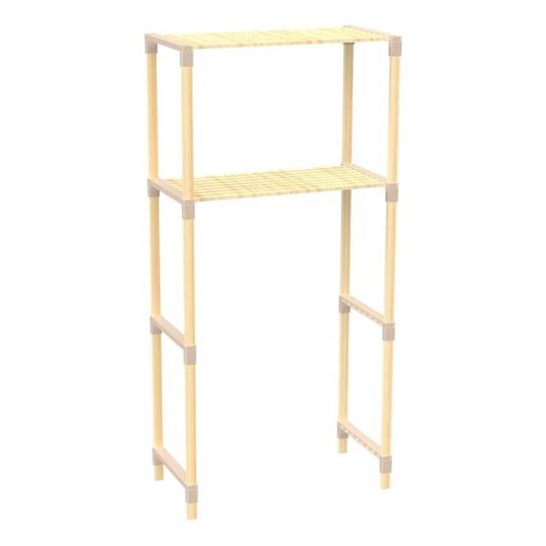 Estanteria Organizado P/lavarropas 127x33x66cms Madera Y Pp