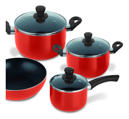 Set De Ollas Aluminio (kmep006b), 11 Piezas - Imagen 3