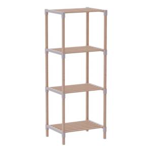 Estanteria 4 Niveles 116x38x30cm Madera