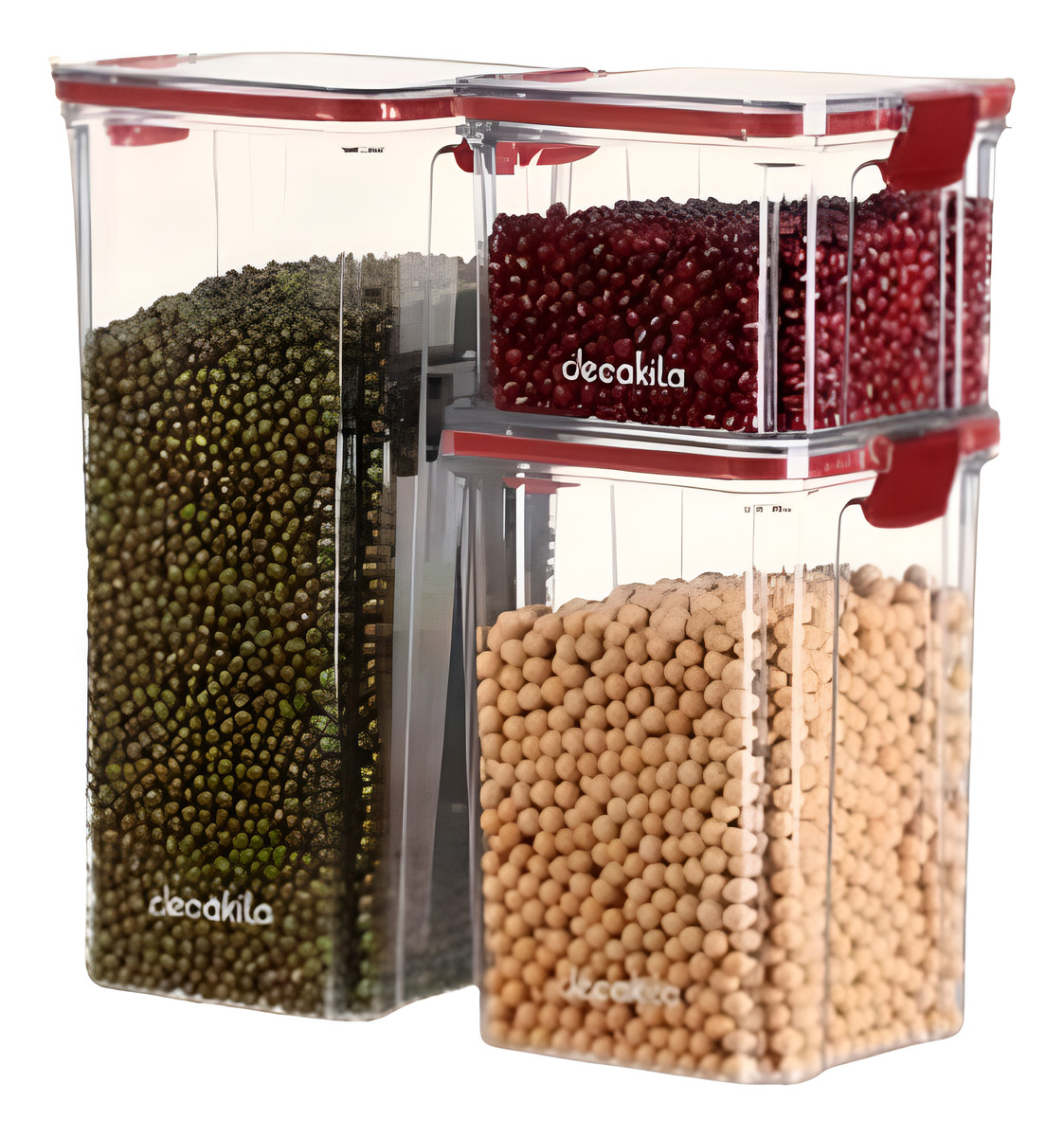 Juego De Recipientes Para Comida Sellados. - Imagen 3