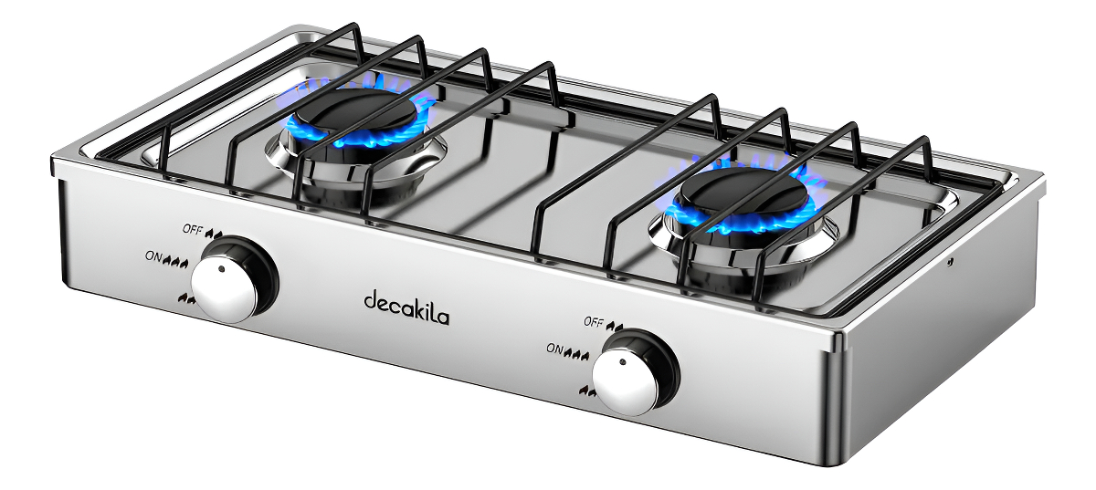 Anafe Cocineta De Gas 2 Hornallas Decakila Kmgs037m