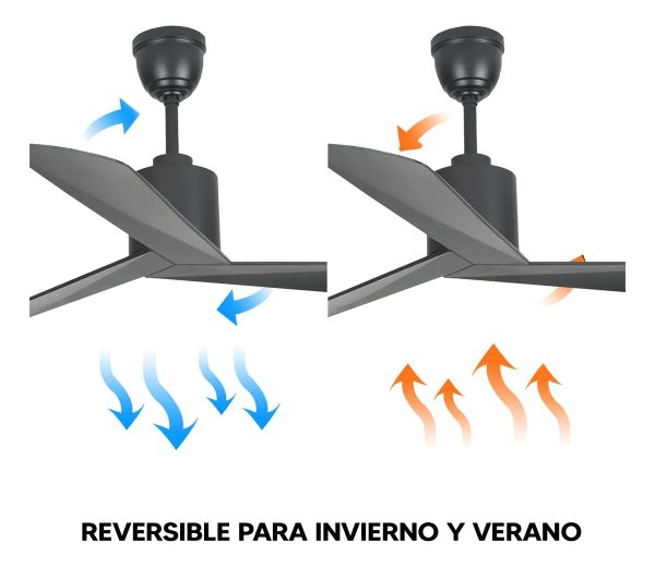 Ventilador De Techo James Vt42 Reversible Control - Imagen 4