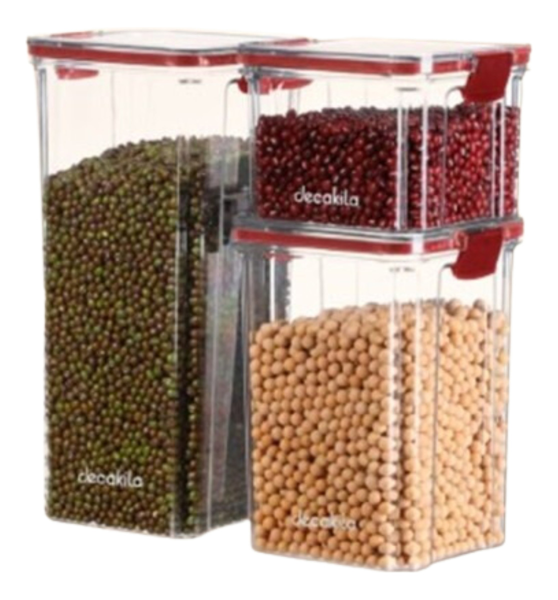 Juego De Recipientes Para Comida Sellados. - Imagen 2