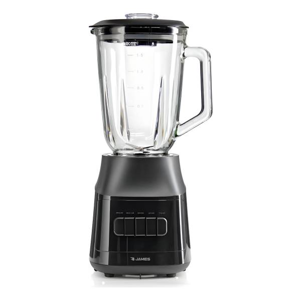 Licuadora James Ljvn Negra 600w 1,5l Jarra Vidrio
