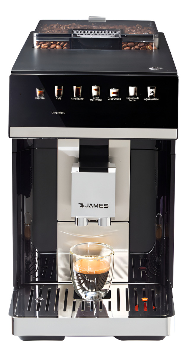 Cafetera Automatica James 7000 Panel Tactil Negro