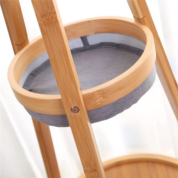 Perchero Para Ropa Oraganizador Estante Bambu 35x41x169cms - Imagen 4