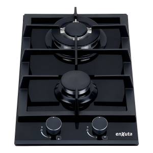 Anafe A Gas Vidrio Negro Aenxv3832ng Enxuta Ehogar