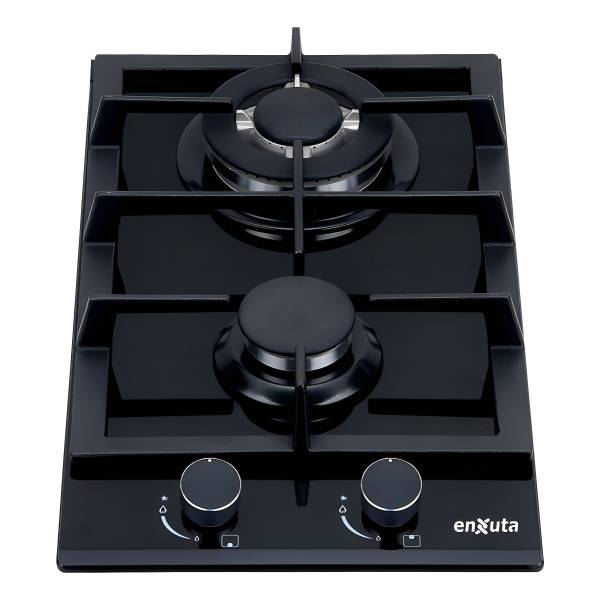Anafe A Gas Vidrio Negro Aenxv3832ng Enxuta Ehogar