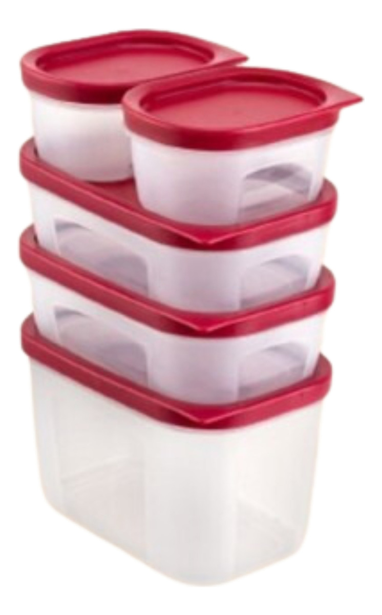 Conjunto De Contenedores De Comida