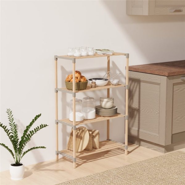 Estanteria 4 Niveles 116x65x30cm Madera - Imagen 2