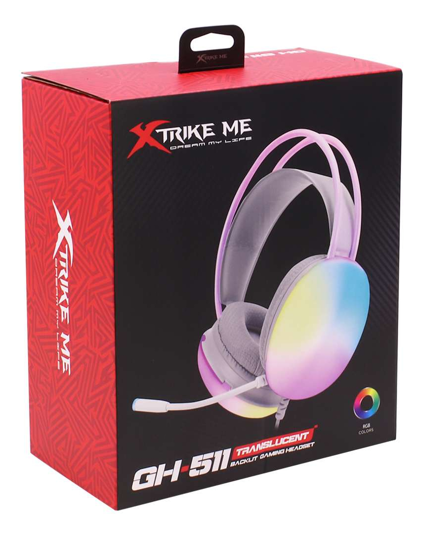 Auriculares Gamer Xtrike Me Gh-511 Blanco