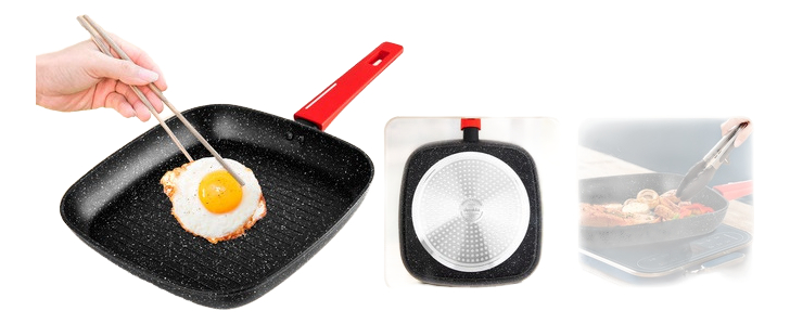 Sartén Para Parrilla Forjada Decakila