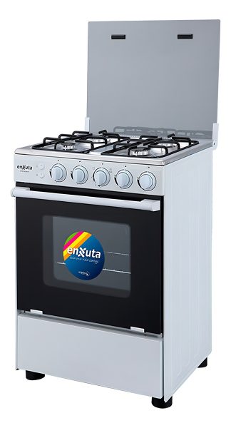 Cocina A Gas 4 Hornallas Enxuta Cenx9604w Grill Mesada - Imagen 3