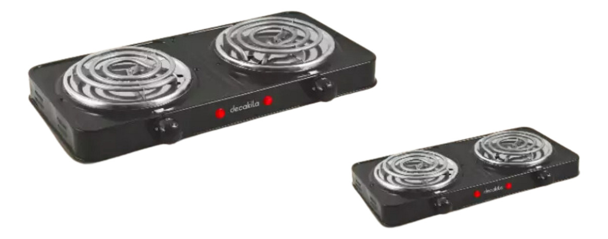 Anafe Cocinilla Cocina Electrica 2 Hornallas Decakila - Imagen 2