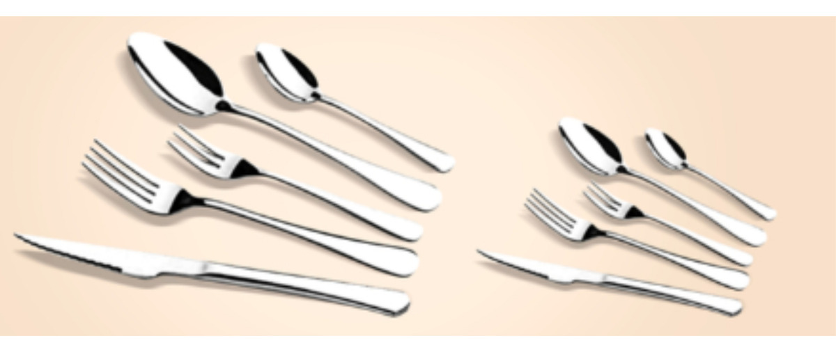 Juego De Cubiertos 5 Piezas Cuchara Tenedor Cuchillo Decakil - Imagen 2