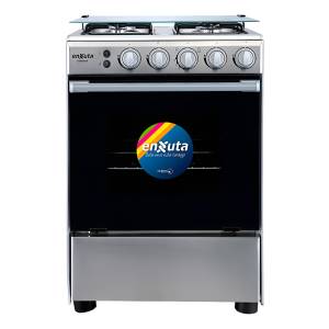 Cocina A Gas 4 Hornallas Enxuta Cenx9604i Inox Grill Superio