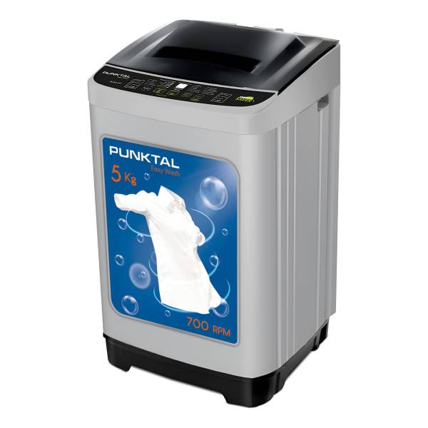 Lavarropas Punktal C/sup 5kg C/bomba Pk-005lav Color Gris