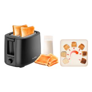 Tostadora Eléctrica Decakila De 2 Rebanadas: 750 W, 7 Nivele