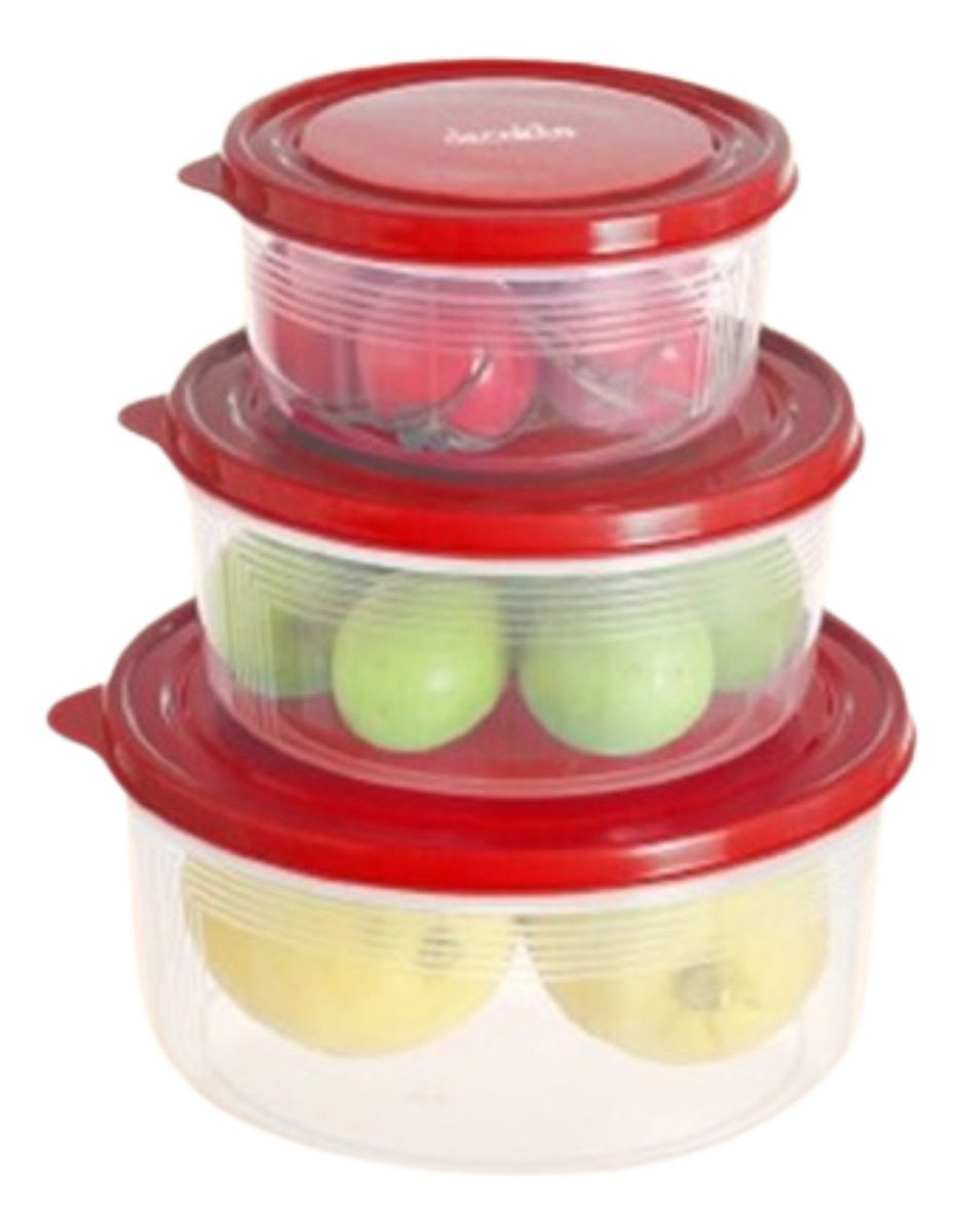 Conjunto De Contenedores De Comida