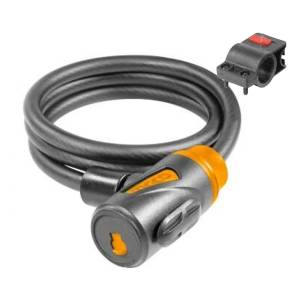 Candado Para Bicicleta 12x1000mm Con Cerradura Ingco Dbk1121