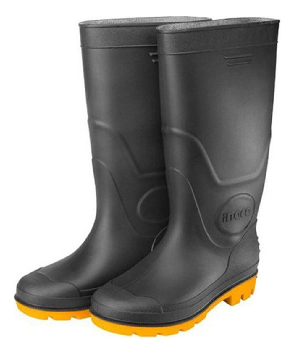 Botas De Lluvia Negra/trabajo Talle 45 Ingco