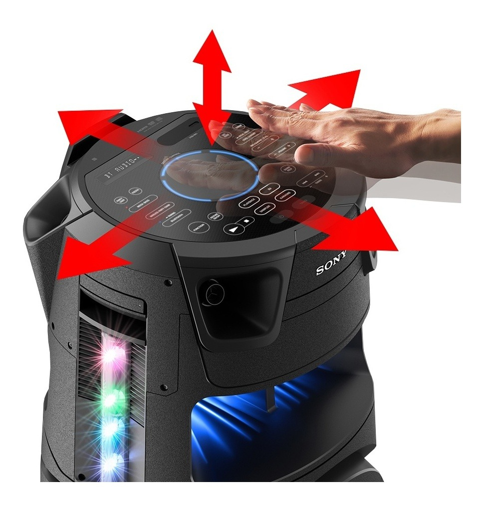 Equipo De Audio De Alta Potencia Sony V73d Bluetooth Color Negro - Imagen 5