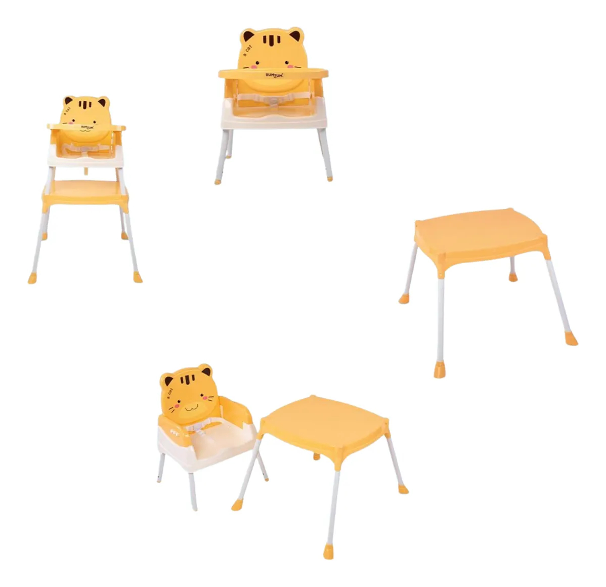 Silla De Comer Para Bebe Multiuso 2 En 1 Mesa Y Silla - Imagen 5